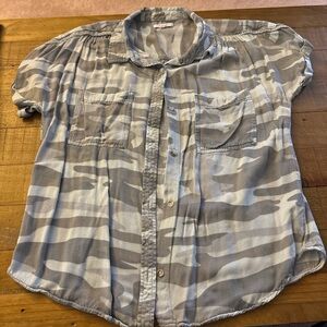 Camo Button-Up